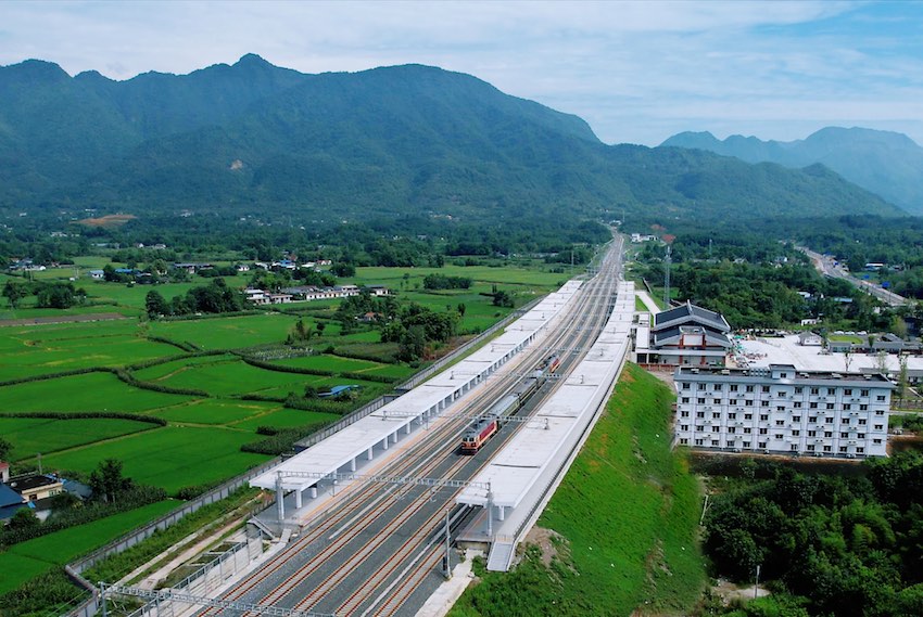 新建鐵路線啟動聯(lián)調聯(lián)試，意味著距離開通運營再進一步。成蘭公司供圖